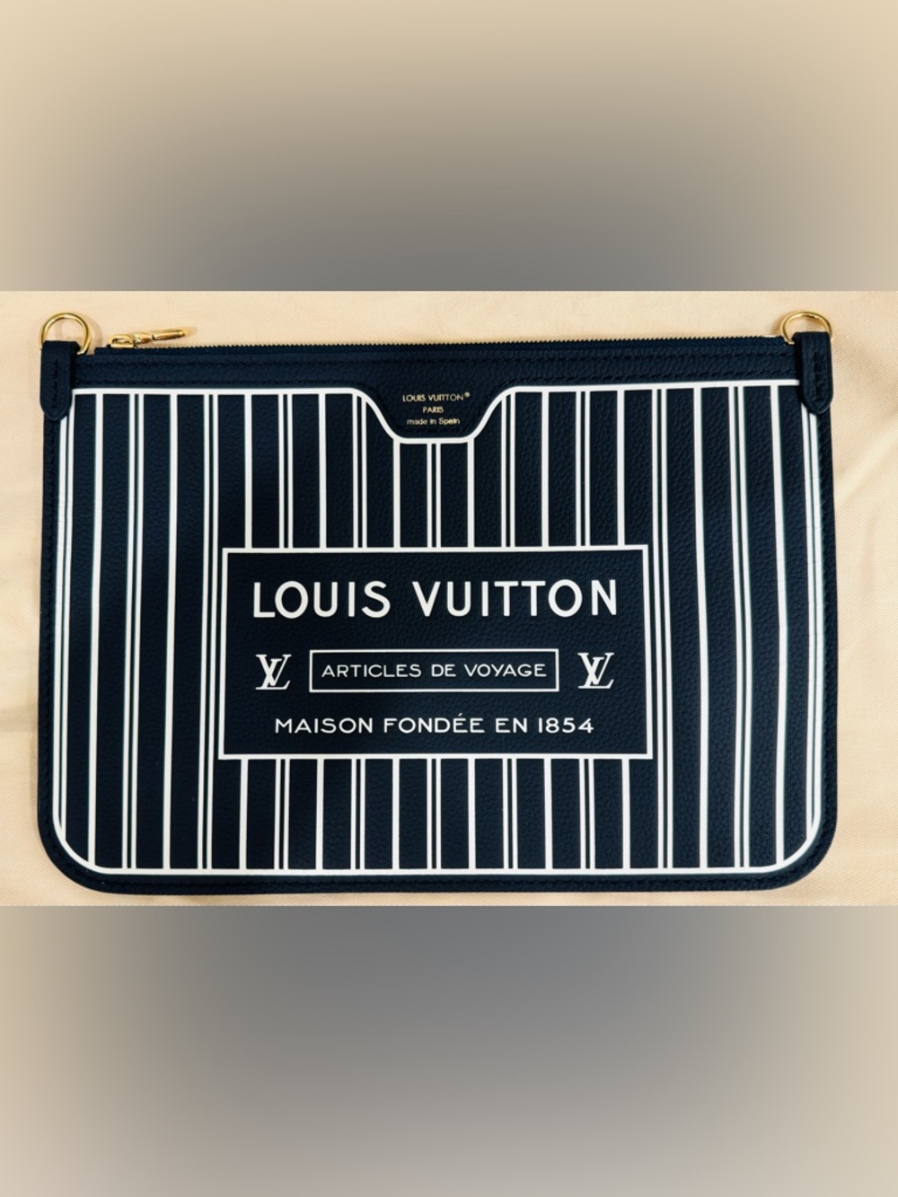 Louis Vuitton Neverfull Inside Out MM Pochette.